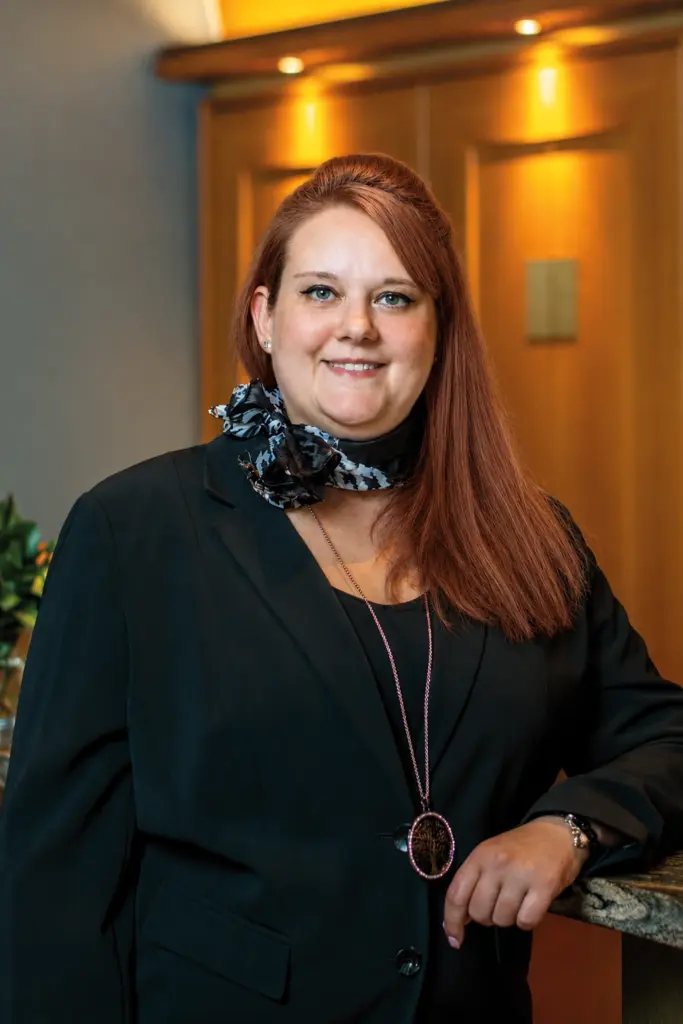 Sarah Gelhard, Bankettleiterin und Ausbildungsleiterin im DIEHLs Hotel Koblenz – Ansprechpartnerin für Veranstaltungen, Feiern, Tagungen und die Betreuung der Auszubildenden.